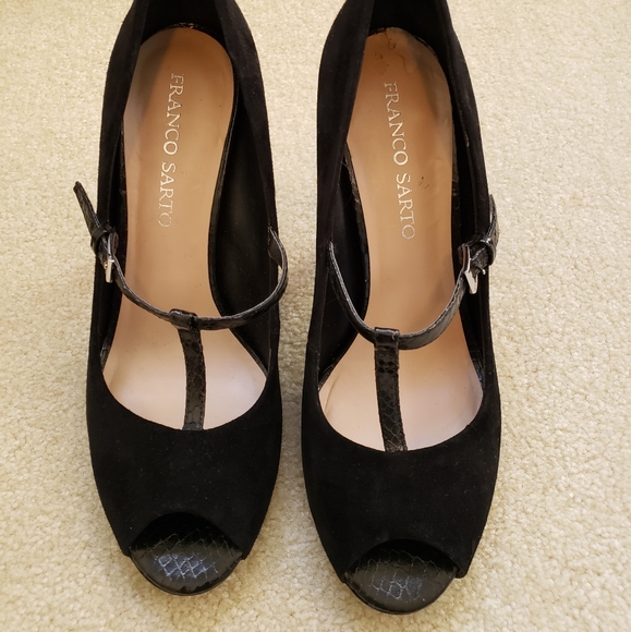 Franco Sarto Peekaboo Toe Shoes - Picture 2 of 6